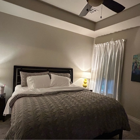 West Elm Gray Duvet Cover & Shams - King (duvet insert not included) - Picture 5 of 5